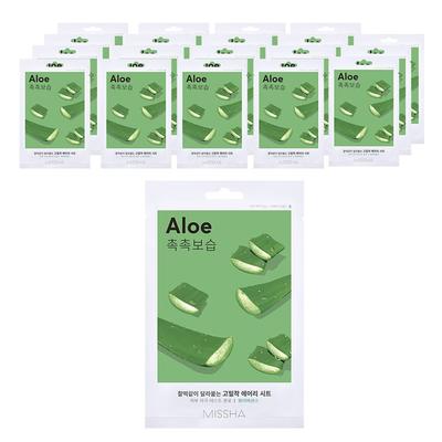 Airy Yapışkanlı Levha Maskesi Aloe, 1 paket, 20 adet