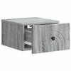 Wall Mounted Nightstand Grey Sonoma 33 x 34.5 x 20 cm