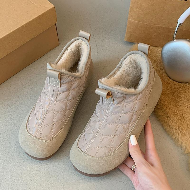 

Winter high-top cotton shoes beef tendon sole velvet cloth shoes snow shoes medium shoes 35