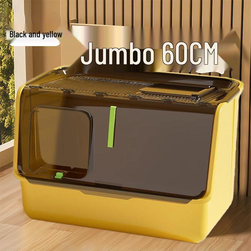 

Top Deodorizing Fully Enclosed Litter Box - Extra Large, Anti-Odor, Splash Guard, Pull-Out Tray Default