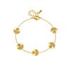 Gold Stern Mond Zirkon Armband Für Frauen Zierlicher Schmuck