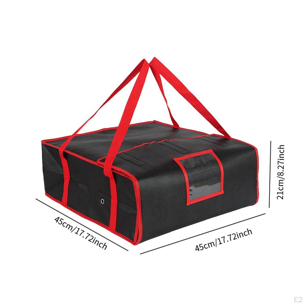 Bag Insulated Food Carrier Warmer Case with Non Woven Fabric Construction And Convenient Handles