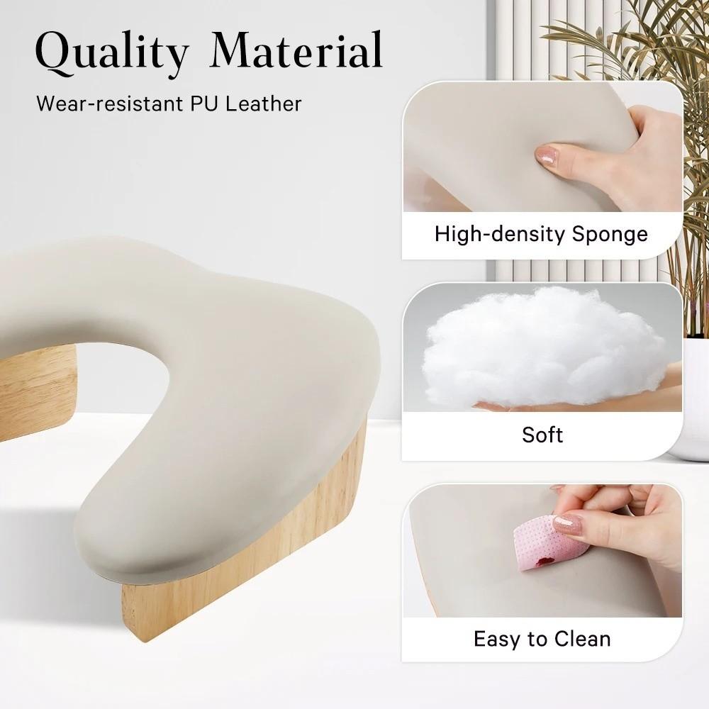 Foldable Manicure Hand Pillow U-shaped Ergonomic Nail Pillow Portable Nail Arm Rest
