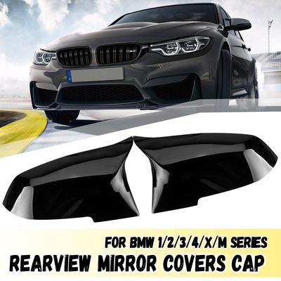 Pair For Bmw F20 F22 F30 F34 2 Pin Side Heated Wing Door Mirror White Glass