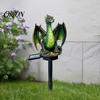 Decorative Lighting for Flower Beds Solar Dragon Garden Light, Waterproof Medieval Statue Lamp, Energy Path Lights Outdoor Gothic Fantasy Decor Patio