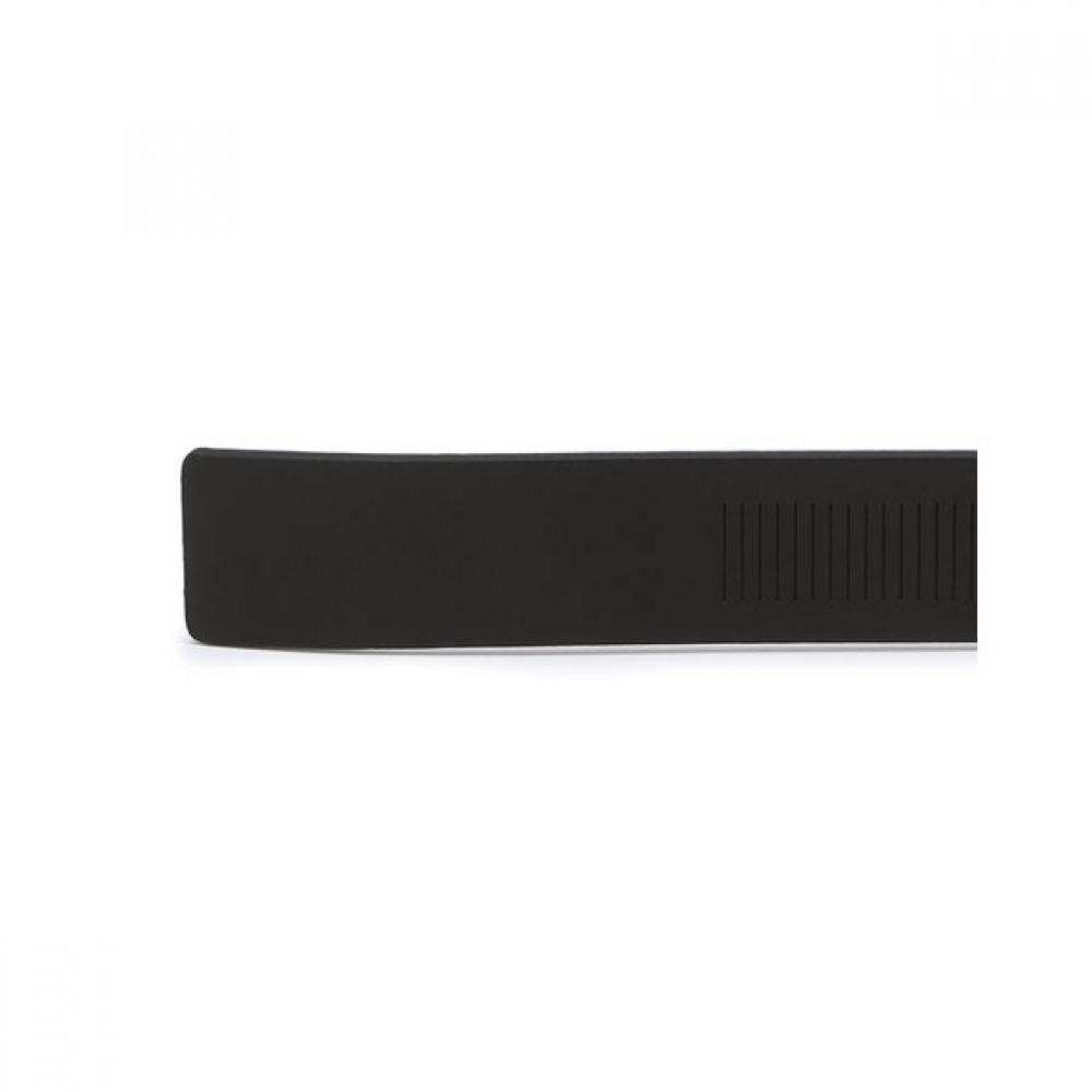 Daks Black Leather Auto Belt With Buckle Decor Dbbe4f121bk