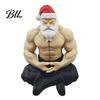 Santa Claus Muscle Figures Strong Muscles Ornament, Lines And Beard Decor, 3D Printed Funny Holiday Party Decorations Christmas Decoration,