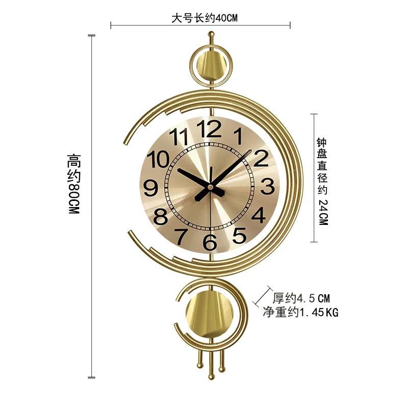 Clocks Wall Clocks Living Rooms Creative Wall Hanging Light Luxury Decorative Clocks Used for Dining Rooms Bedrooms Study Rooms