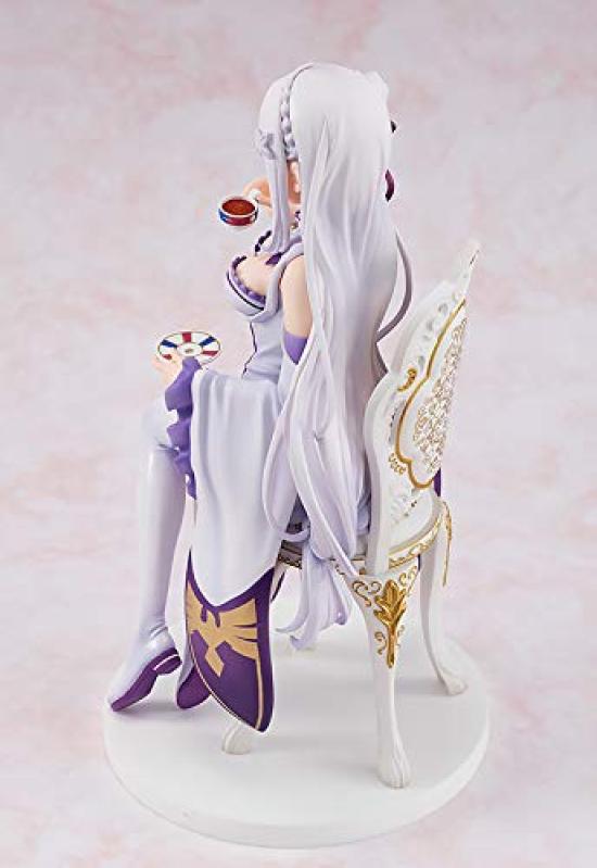 KDcolle Starting Life In Another World Emilia Tea Party Scale ABS PVC Complete Figure ReZero - Ver. 1/7 & Pre-painted
