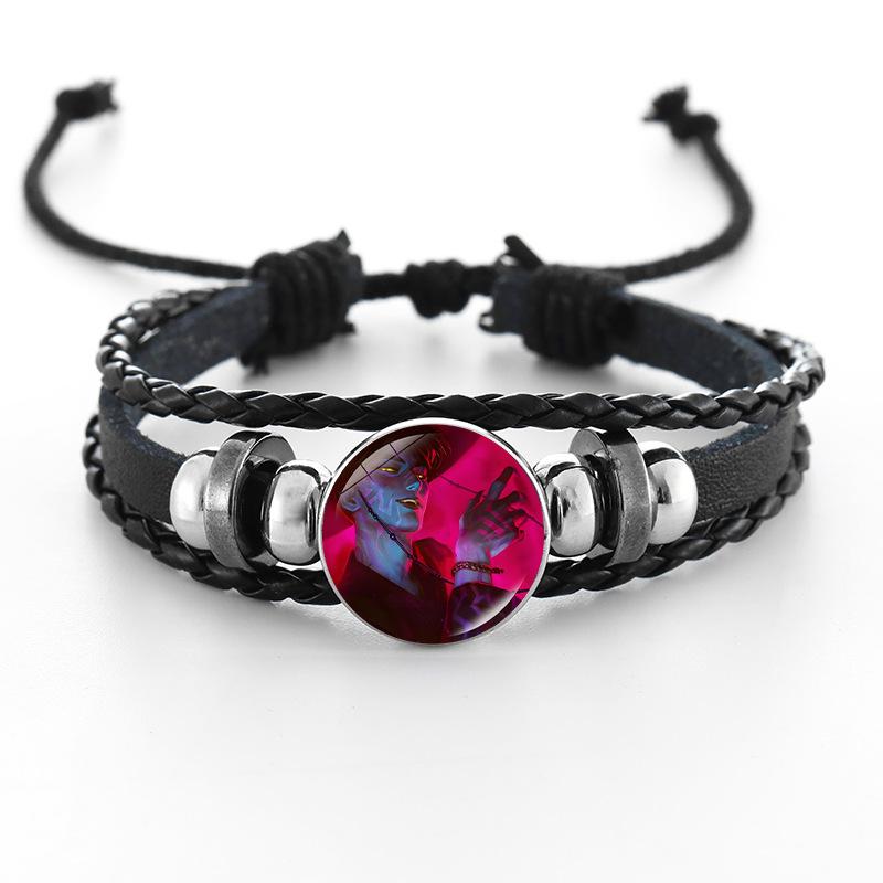 Cartoon Character Bracelet, Alloy Charm Adjustable 18+6cm Chain, Unisex Fashion Jewelry Gift for Daily Wear