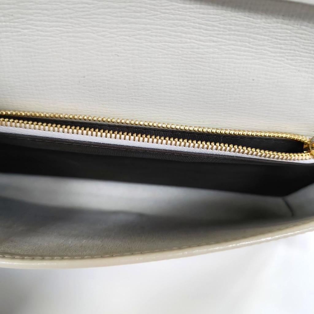 [Pre-Owned] Gucci Horsebit 1955 Wallet With Chain 'Beige/Ebony/White' - Very Good #OAA7PE