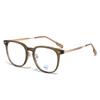 New Retro Glasses Frame for Men Women Luxury Brand Design Anti Blue Light Camping Cycling Fishing Tea Color