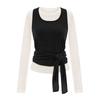 TVIEW Halter Tie Round T-Shirt Set_V6A-Cse011