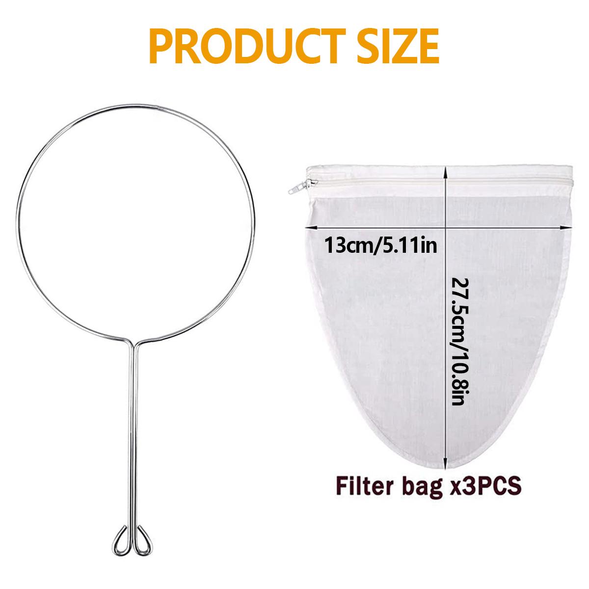 

Соевое молоко Вино Пиво Фильтр-мешок Мешок для орехового молока Чай Кофе Масло Йогурт Фильтр Сетка Кухня Еда Мешок-ситечко с мелкой сеткой Ситечко