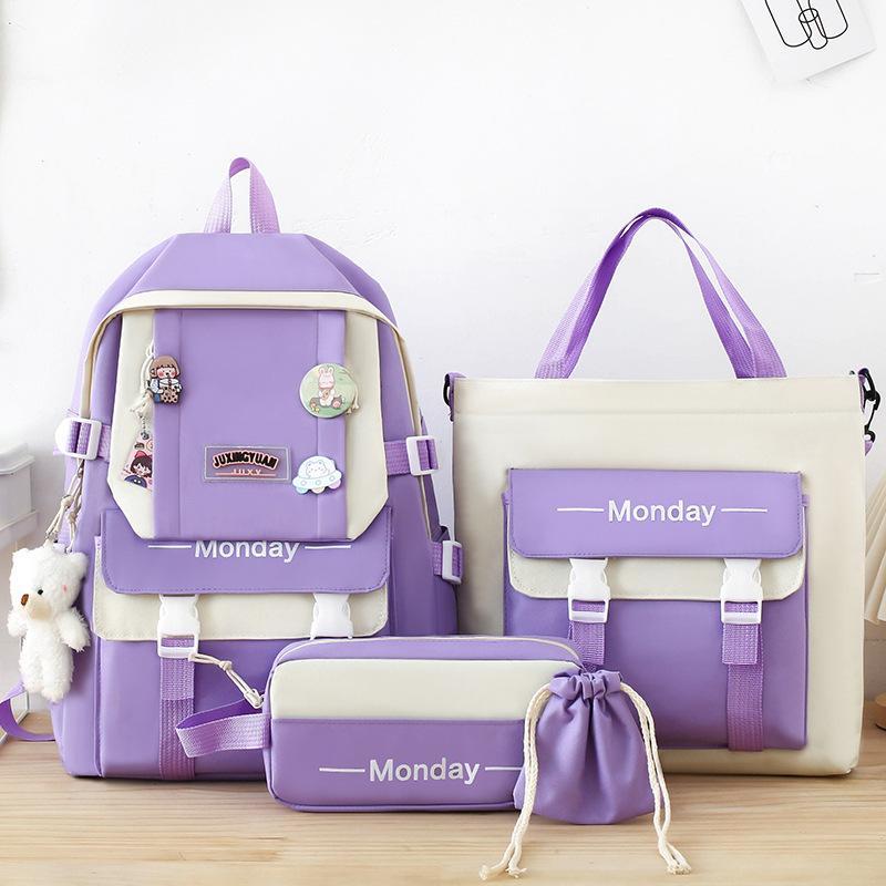 School Bag, Primary School Girl, Junior High School Student, Middle School Student, College Student, Cute High-value Backpack, Backpack.