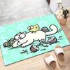 Simon's cat Polyester Carpet, Soft Indoor Mat for Office Chair, Living Room, Computer Desk - Decorative Home Office Rug Design