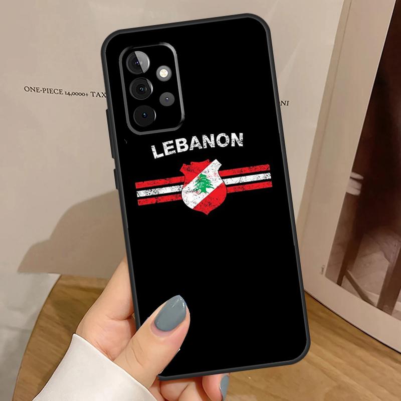 Lebanese Lebanon Flag Case For Samsung Galaxy A33 A53 A13 A54 A34 A14 A56 A36 A16 A06 A12 A32 A52 A35 A17 A15 A55