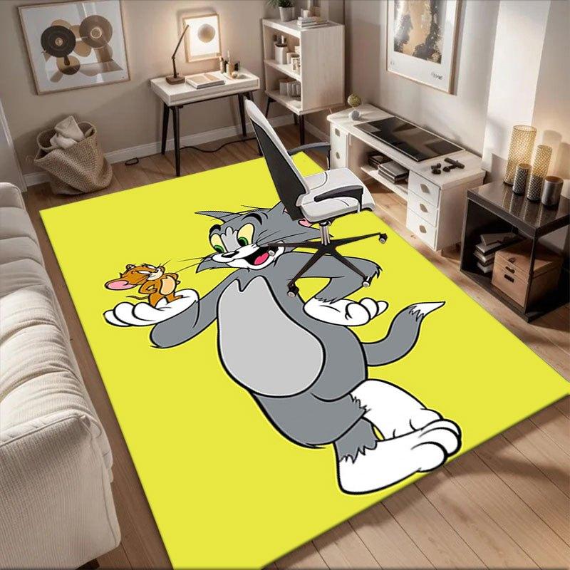 

Tom and Jerry Cartoon Poster PrintOffice Mat Home Decor Gift For Halloween & Christmas LD127 60cm by 90cm
