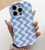 Popular Multi-color Big Wave Mobile Phone Case iPhone16/15/14promax Double-layer Two-in-one Protective Case