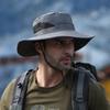 Winddicht Herren Fischerhut Breiter Rand Faltbarer Bucket Hat Anti-UV Angelkappe Frühling Sommer