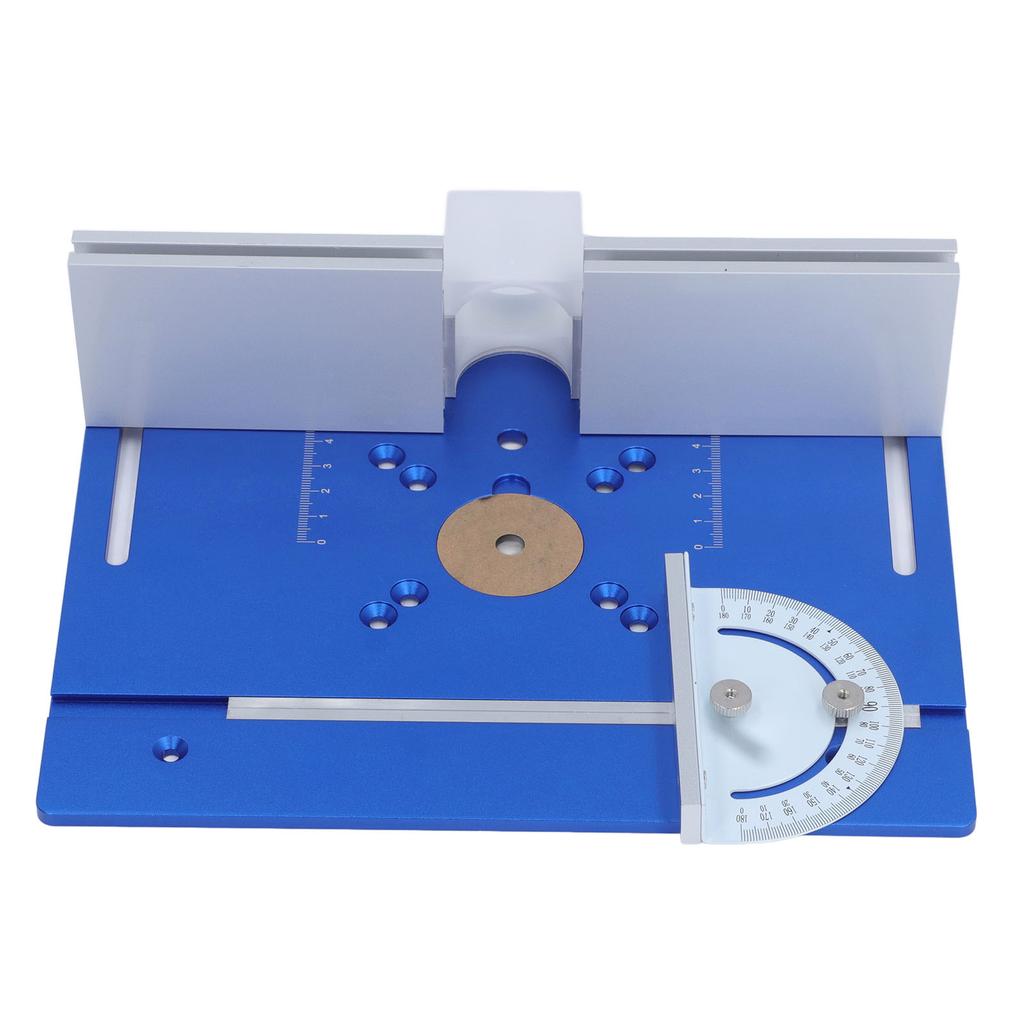Router Table Insert Plate Aluminum Alloy Board Woodworking Benches Router Table Plate for Routing Carving Milling