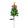 Non-Toxic Chriatmas Tree Solar Colour Light Festival Holidays Atmosphere Inserted Solar Lamp Outdoor Lawn Courtyard Led Decoration Lights