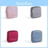 Portable Plush Sanitary Napkin Storage Bag Modern Minimalist Style Travel Organizer