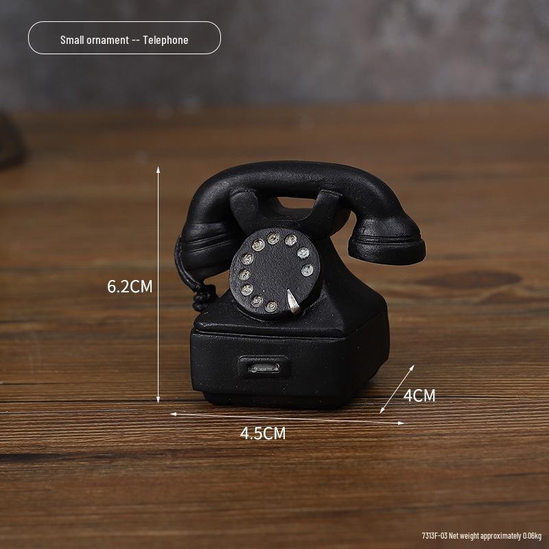 

Retro Resin Camera-Typewriter-Piano Ornament: Small Creative Home Decor & Photography Prop