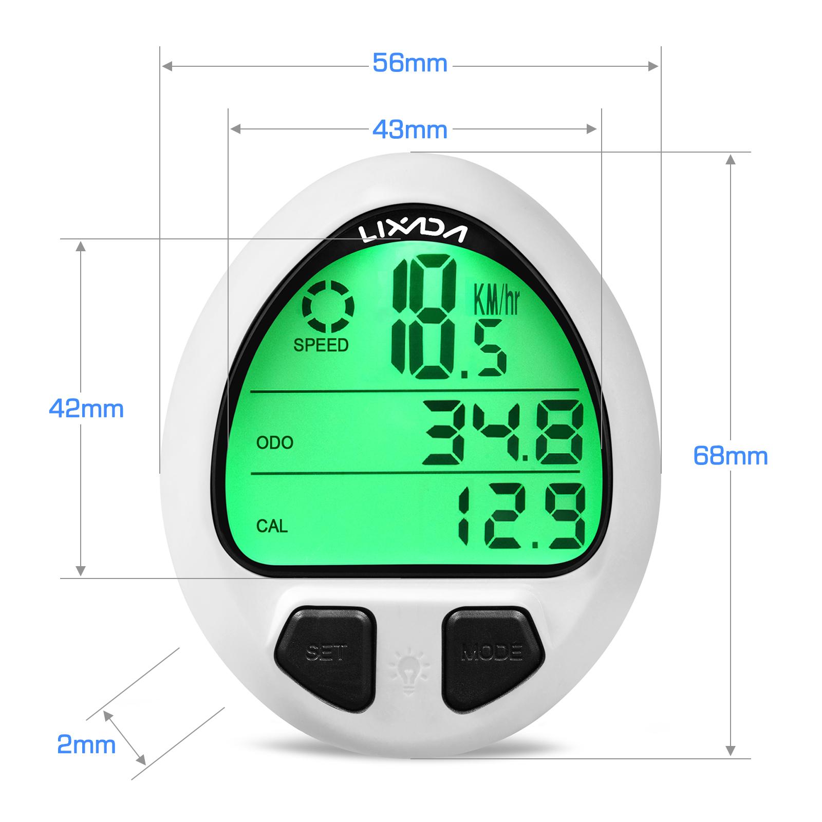 Speedometer WiredCelsiusWireless Bike Computer Odometer Cycle Speedometer