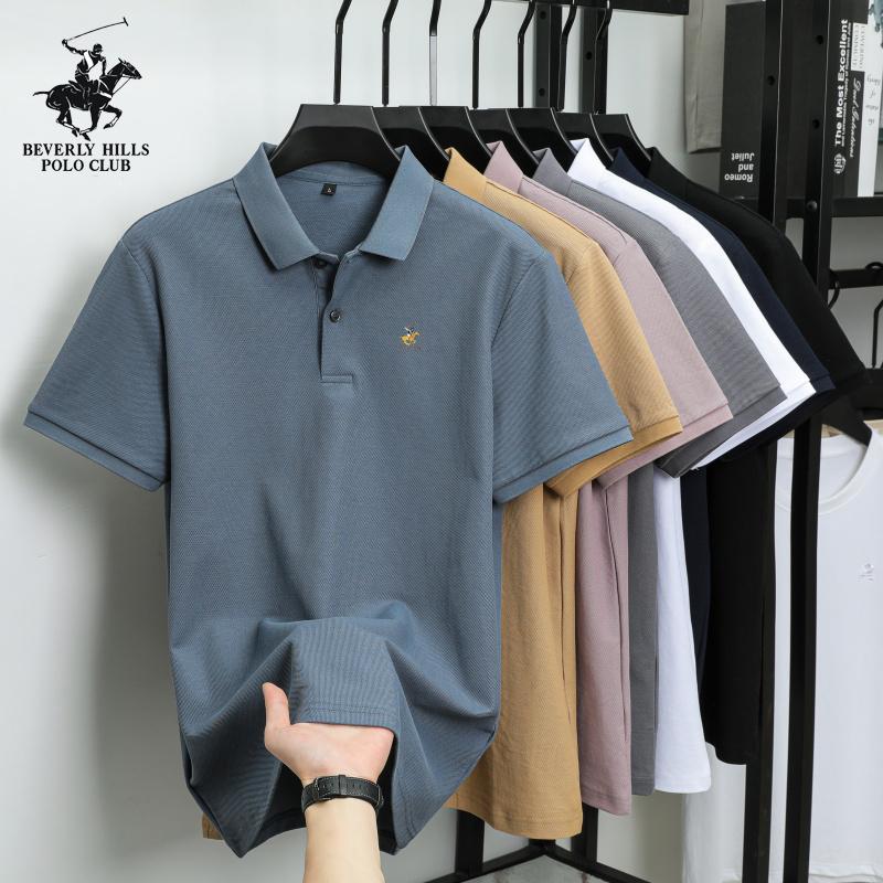 

POLO CLUB 2025 Summer Cotton Men s Large Size Lapel Business Casual Polo Shirt Brand Embroidery Polo Shirt XXL