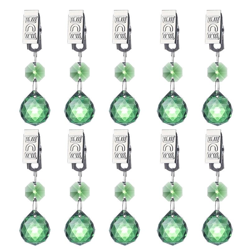 

10PC Tablecloth Clips Home Decor Metal Living Room Hanging Accessories Restaurant Weighted Clip Party Multiple Options Available 10PC зелёный