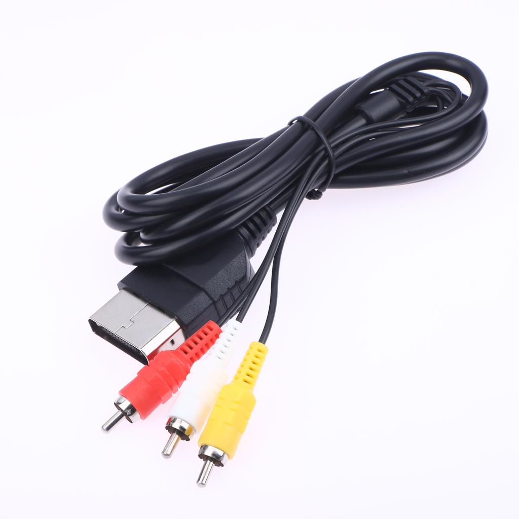 1/2/3Pcs Audio Video AV Composite Cable Cord For XBOX AV Cable Cord Connection DVD CD Monitor Adapter Connector 180CM