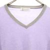 Brunello Cucinelli Made In Italy Long Sleeve V Neck Knit Purple Men's Used