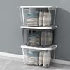 Large Transparent Storage Box for Clothes, Toys, and Snacks