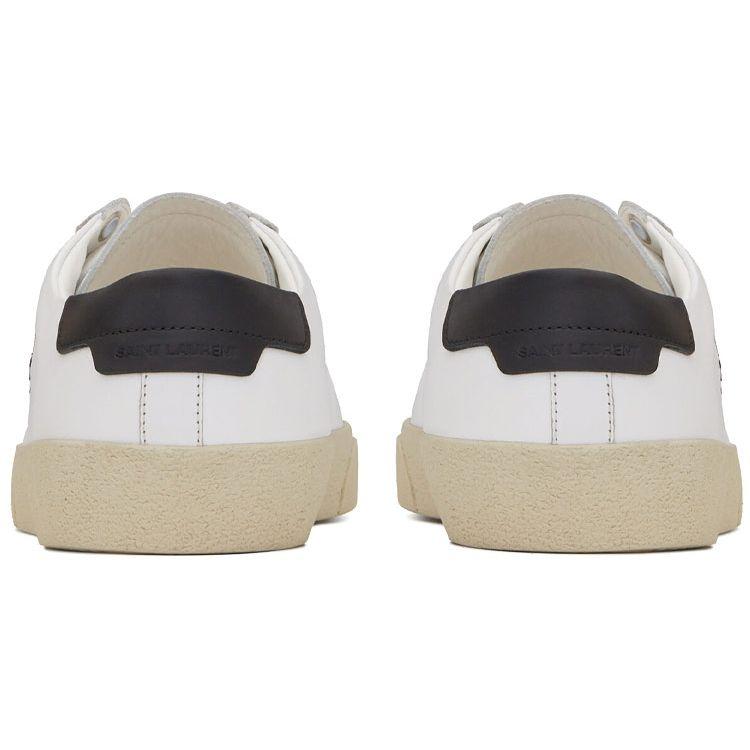 Saint Laurent  Court Classic SL/06 Low Optic White Black 2021 Women Sneakers 610649-08G10-9061