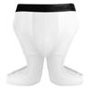 Men's Sports Running Underwear Anti-Wear Leg Ice Wire Hollowed Out Boxer Pants Extended Tight Boxer Pants