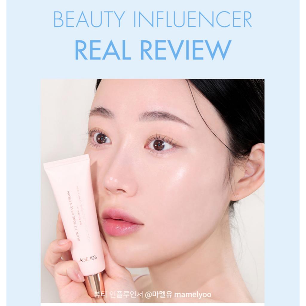 [AGE20'S] Glow Fit Tone Up Sunscreen 50 ml (SPF50+/PA++++)