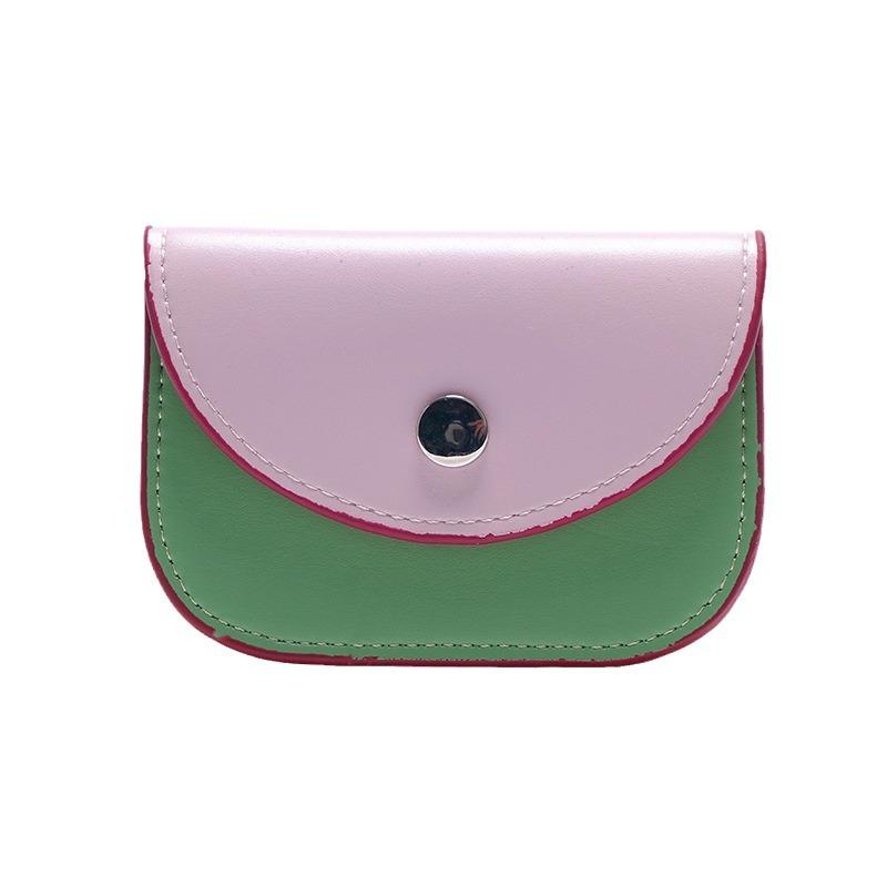 Ins Korea's New Niche Designer High-value Card Bag, Small Fresh Change Bag, Coin Bag, Short Small Wallet.