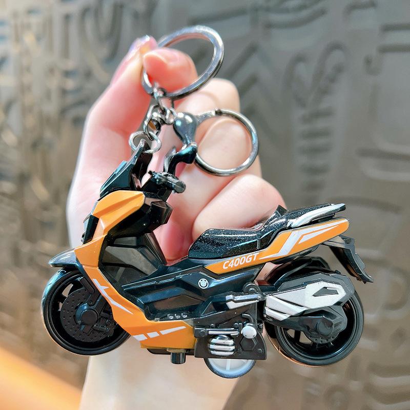 

9cm Creative Alloy Power Motorcycle Keychain Decoration