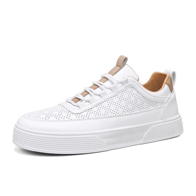 

Мужская обувь весна 2024 новый тренд универсальные спортивные повседневные кроссовки мужские летние дышащие белые кроссовки на толстой подошве 39