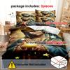 3Pcs Jesus Quilt Cover Set, 1 * Duvet Cover, 2 * Pillowcases Without Core, Jesus Digital Print Bedding Kit, Soft And Comfortable