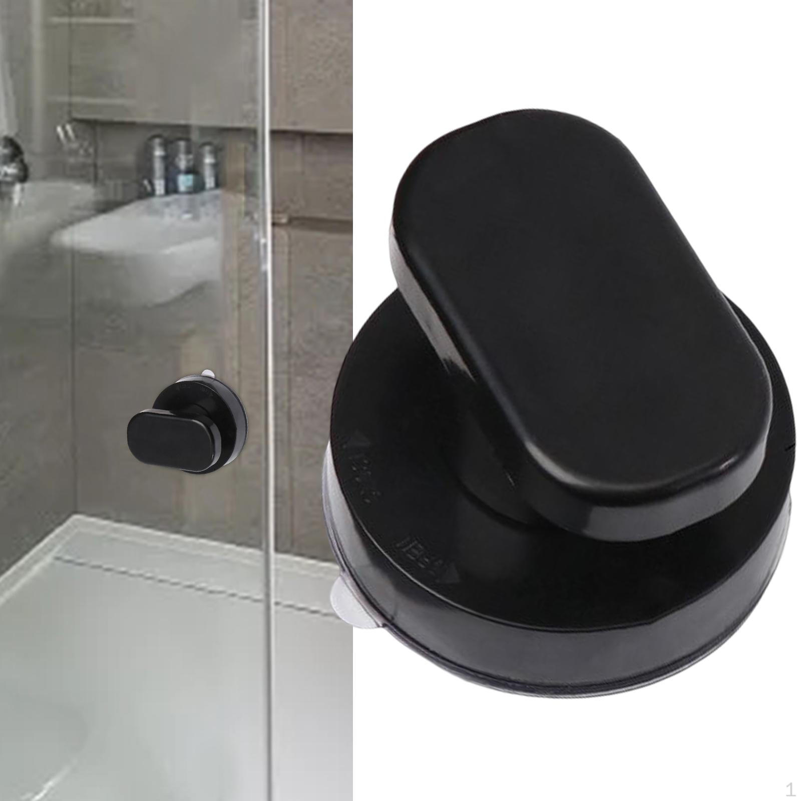 

Мощная присоска для ящика, стеклянного зеркала, для двери туалета, ванной комнаты чёрный