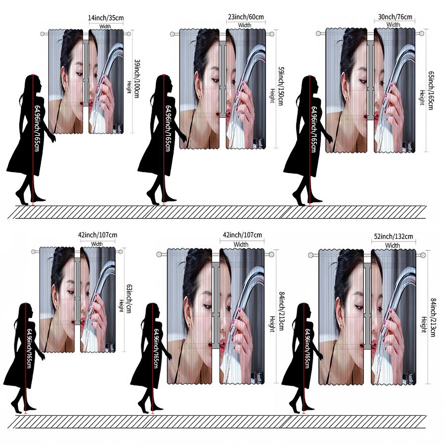 High-appearure-level "beauty" printed curtains, pole bag bedroom and living room, home decoration, room decoration