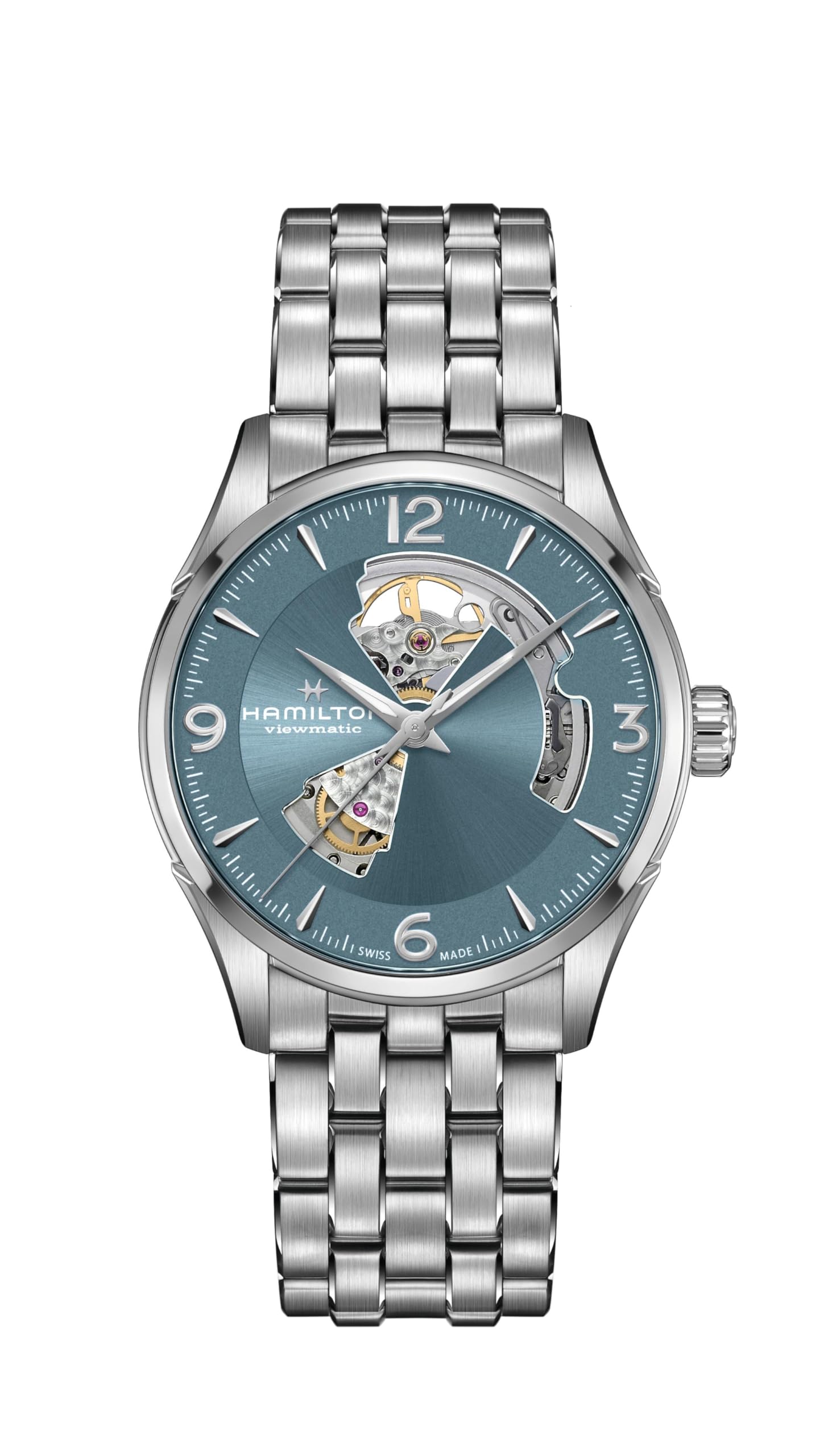 

HAMILTON Watch Genuine Warranty Jazzmaster Auto Imported H32705142 [HAMILTON] [Regular Product] Men s синій