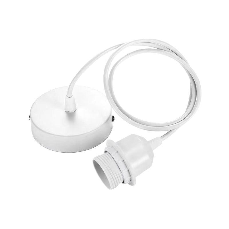 Vintage E27 Screw Base Pendant Light with Wire and Plastic Holder for Creative DIY Restaurant Decor