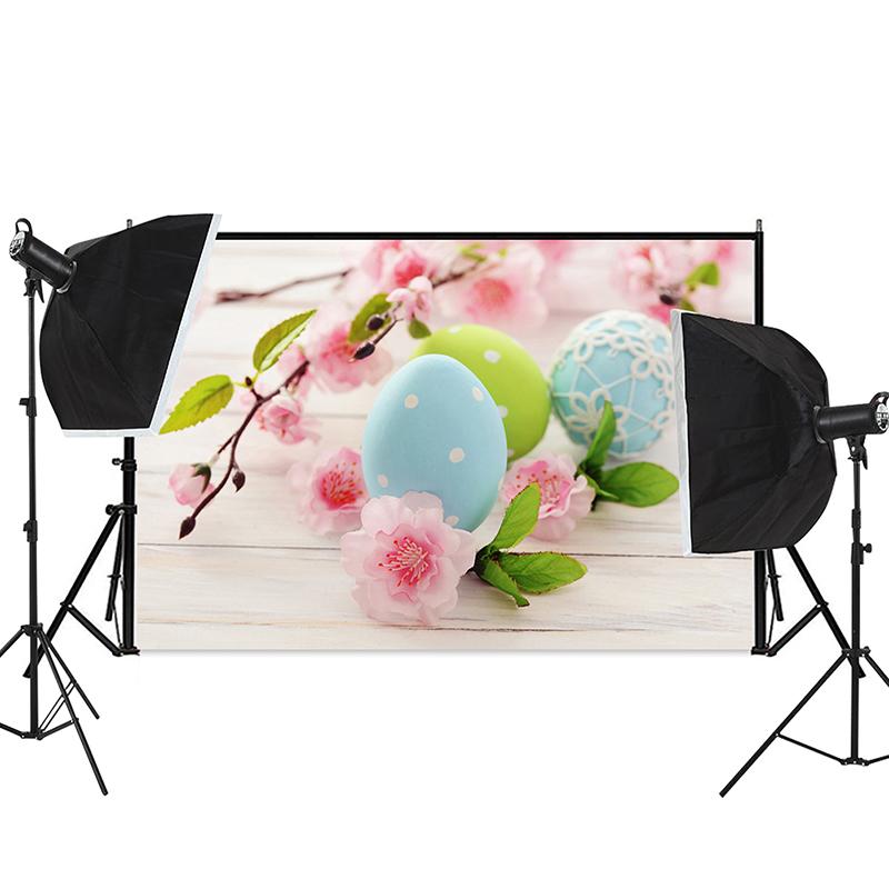 Easter Theme Background Cloth Egg Bunny Backdrop Photography Photographic Party Decor Background Photo Studio