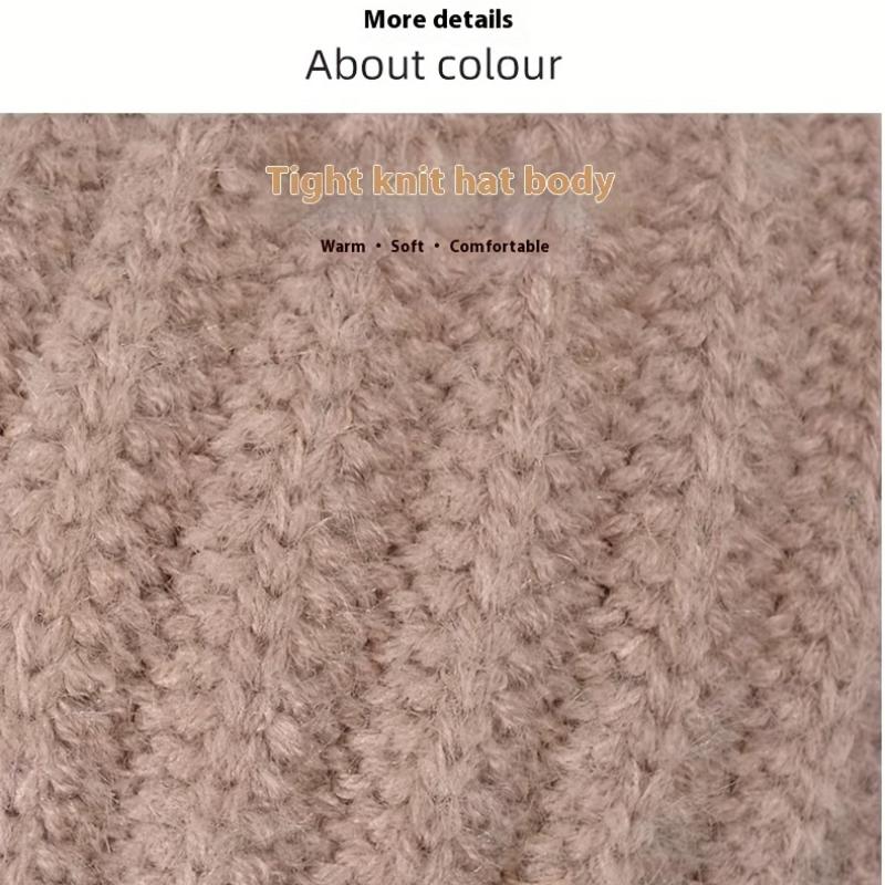 Insulation Knit Hat Thermal Windproof Earflap Protection Hooded Neck Gaiter Breathable Moisturewicking Outdoor Hats