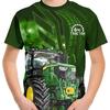 Hainuțe Copii cu Imprimeu Tractor 3D Cool Tricou Băieți Mânecă Scurtă Modă Hainuțe Copii de Vară Hainuțe pentru Copii Activi în Aer Liber