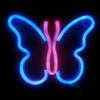 Creative LED Neon Butterfly Night Light for Bedroom Decor
