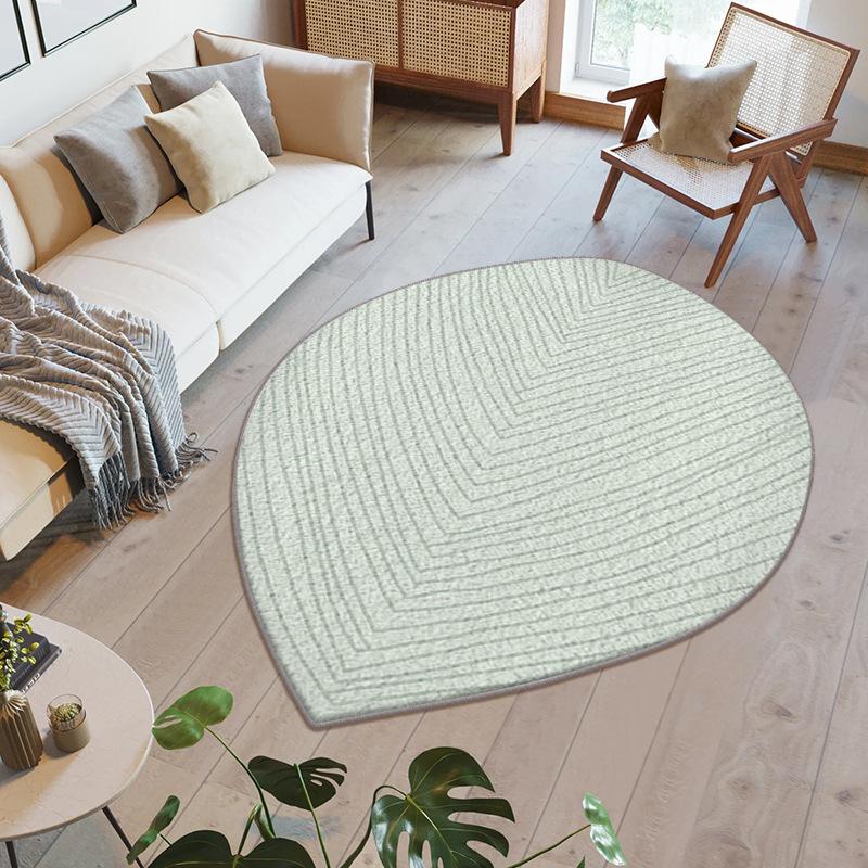 Special-Shaped Creative Carpet Bedside Blanket Living Room Coffee Table Sand Mat Irregular Carpet Fresh Imitation Cashmere Dirt-Resistant Floor Mat